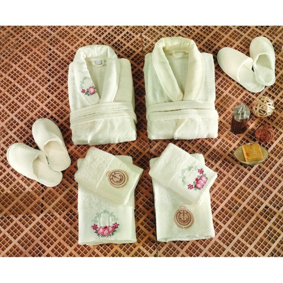 Walls Other - Turkish Robe Sets, Family Set, White, 6 Pieces